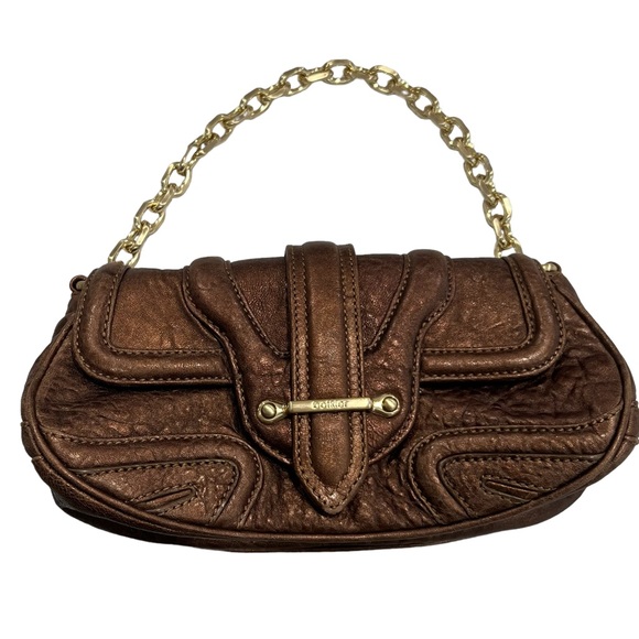 28 Vintage Botkeir Bronze Gold Chain Handbag - Picture 12 of 12